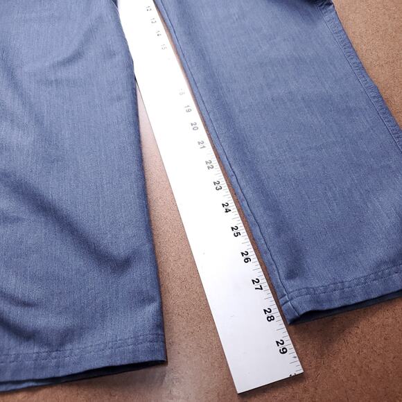 FIGS Yola Scrub Pants Women M Med Blue Cargo Drawstring Technical Workwear Nurse - Picture 7 of 9